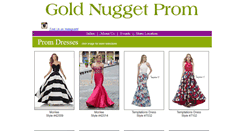 Desktop Screenshot of goldnuggetprom.com